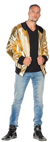 PartyXPeople King Rapper goldglänzende Kapuzenjacke 14467-50