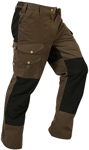 La Chasse® leichte Stretch-Funktionshose Kiruna Jagdhose Herren braun/schwarz Jägerhose Stretchhose wasserabweisend Dehnbund von Oefele Jagd & Outdoor Shop