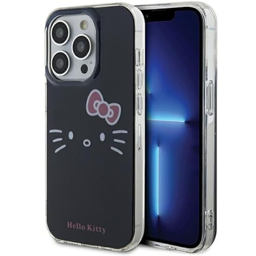 CG MOBILE Hello Kitty HKHCP13LHKHLK Hülle für iPhone 13 Pro / 13 6.1" Schwarz hardcase IML Kitty Face