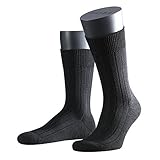 FALKE Herren Socken Teppich im Schuh 2er Pack, Größe:45/46;Farbe:black