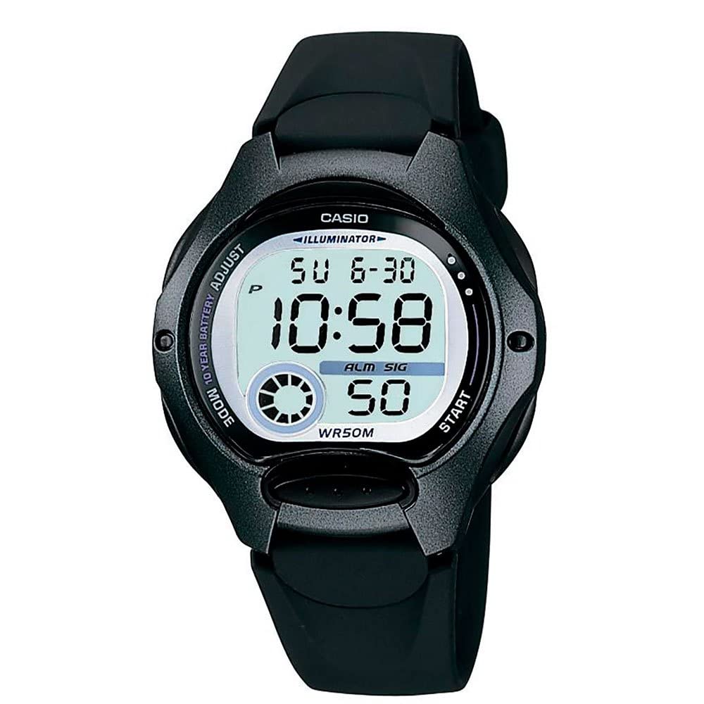 Casio 19131 LW-200-1BV – Kinder-Armbanduhr, Unisex, Kautschuk, Schwarz