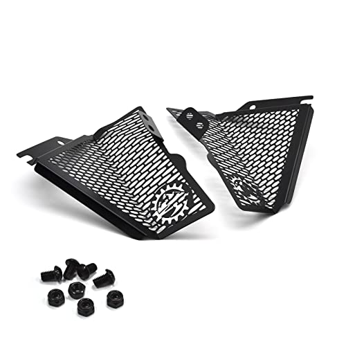 Royumi Motorrad Wassertank Net Kühlergrill Schutz Abdeckung Schutz Zubehör Für HO&NDA GL1800 GL1800B F6B 2018-2021 (Color : Noir)