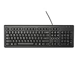 HP Classic Wired Keyboard - Tastaturen (478,02 x 177,8 x 36,06 mm, Schwarz, 460 x 150 x 30,5 mm)