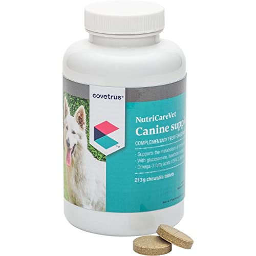 Covetrus NutriCareVet Senior Support zur Unterstützung bei Altersbeschwerden bei Hunden - 85 Kautabletten