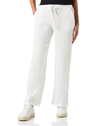 JdY Damen JDYTHEIS Life Wide Slit Pant WVN Dia Stoffhose, Cloud Dancer, S / 32L