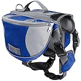 Rysmliuhan Shop Hundetragetasche Hunderucksack Hundereisetasche Haustier Rucksack Hunderucksack Hundecampingzubehör Haustier Tasche für Hund Hundegehzubehör Blue,l