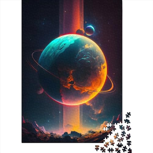 1000 Teile für Erwachsene Schwierige Puzzles Markurius Planet für Erwachsene Puzzles 1000 Teile Puzzles für Erwachsene Geschenke (Size : 75x50cm)