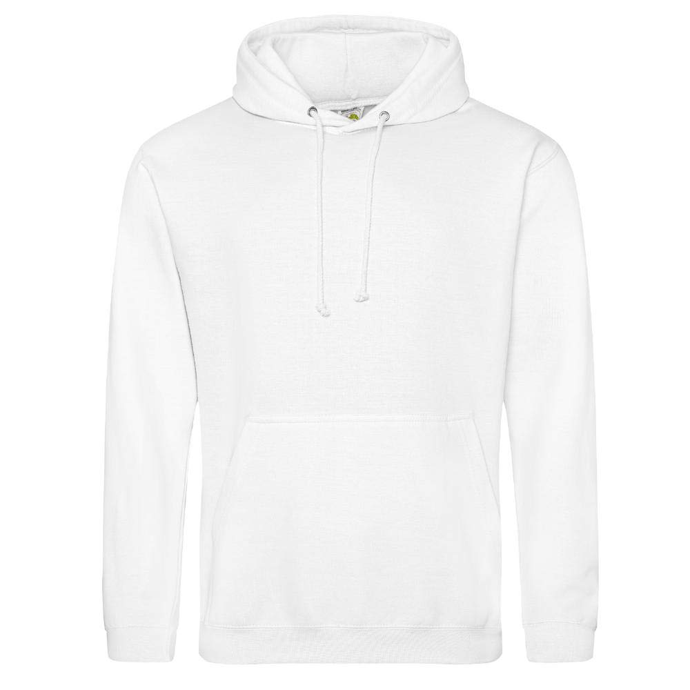 Just Hoods - Unisex College Hoodie/Arctic White, 3XL