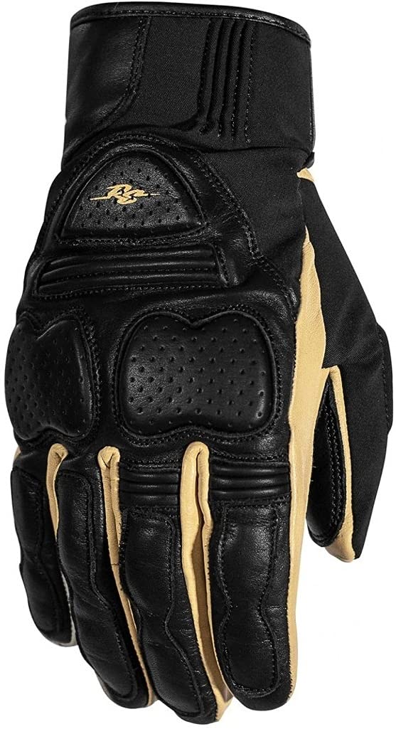 Rusty Stitches Gloves Chris Black/Beige (08-S)