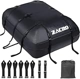 Zacro 425L Dachbox Auto Dachtasche Dachkoffer, Dachgepäckträger wasserdichte Dachtasche mit Anti-Rutsch Matte für alle Autos mit/ohne Gepäckträger, Dachtasche, Aufbewahrungsbox für Gepäcktransport