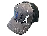 The Beatles Baseball Cap Abbey Road Figures Nue offiziell 2 Tone Grau Strapback