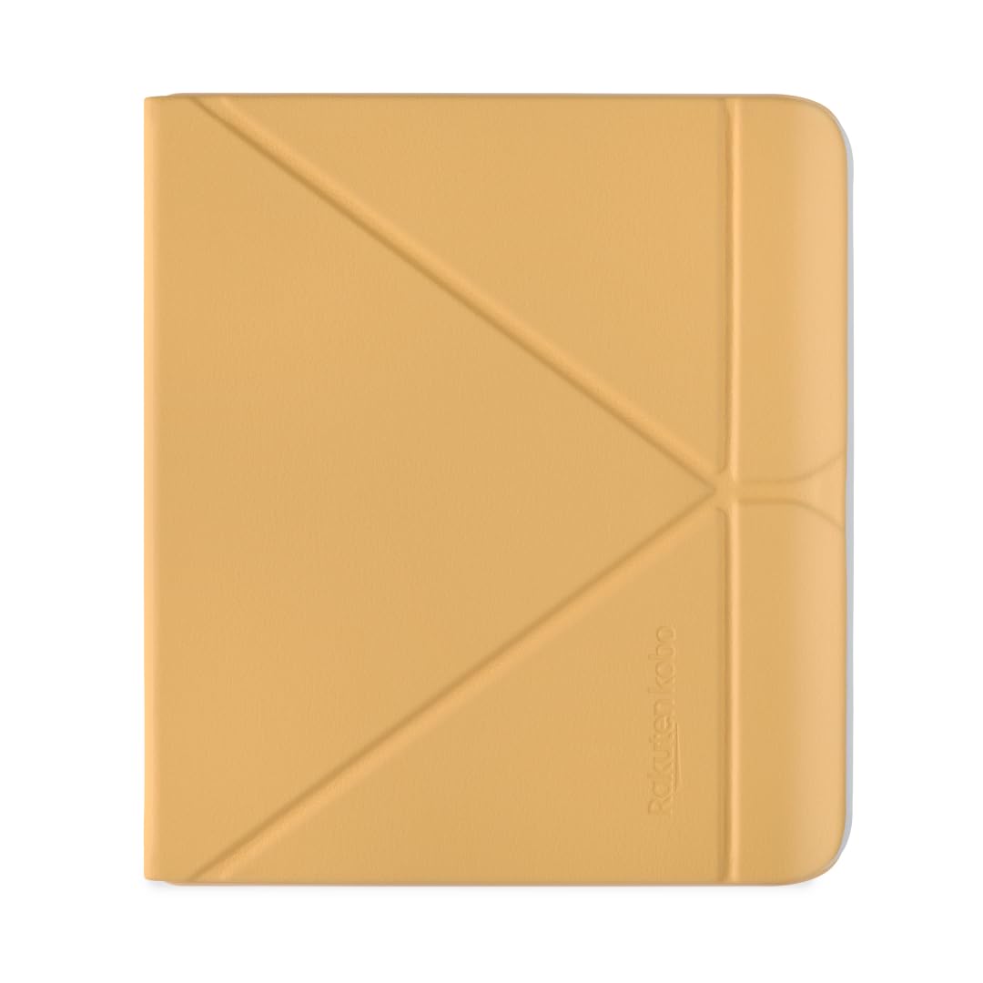 Kobo Libra Colour SleepCover Case | Butter Yellow | Sleep/Wake Technology | Built-in 2-Way Stand | Vegan Leather | Compatible with 7" Kobo Libra Color eReader