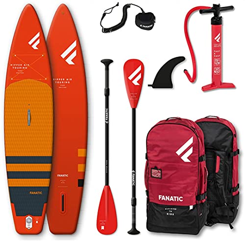 Fanatic Package Ripper Air Touring 10" Orange - Leichtes stabiles Stand-Up-Paddle-Komplettset für Kinder, Größe 10" - FA