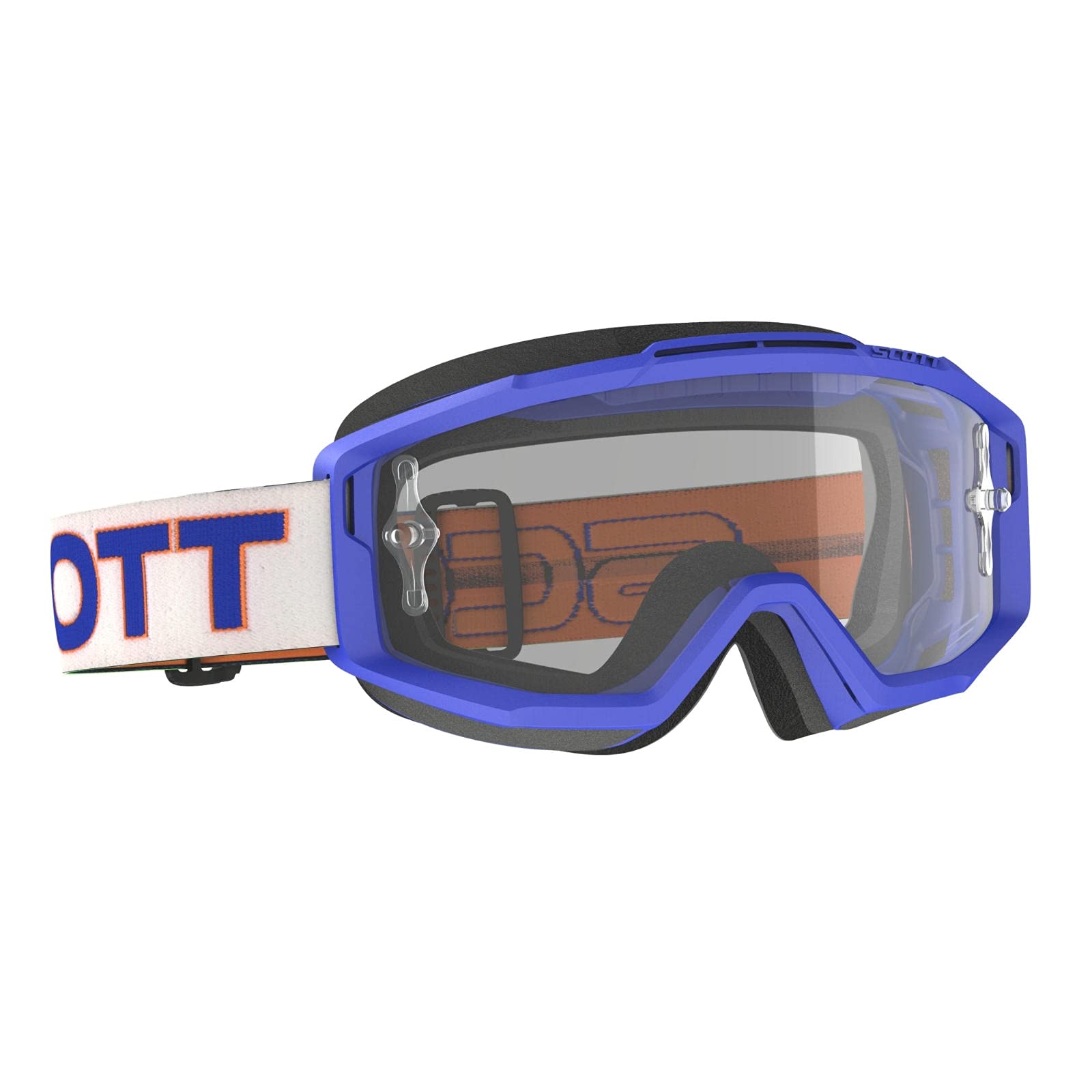 Scott Split OTG Motocross-Brille, Blau/Weiß (Blau/Weiß, Einheitsgröße)