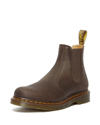 Dr. Martens Unisex 2976 YS Amphibians, Dark Brown Crazy Horse, 45 EU