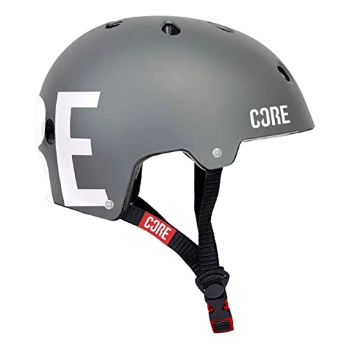 CORE Unisex – Erwachsene Street Sporthelme, Grau, S