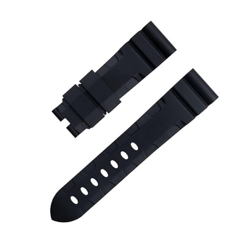 IOTUP Uhrenarmband für die PAM1392/0682-Serie, 22 mm, 24 mm, Fluorkautschuk, weiches FKM-Gummi-Uhrenarmband, 42/44 mm Zifferblatt für Panerai-Gurtzubehör, 24 mm, Achat