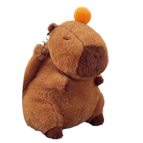 Aurgiarme Entzückender Capybara Plüsch Rucksack Für Market Mall Store Lebensmittelautomaten Umhängetasche Furry Capybara