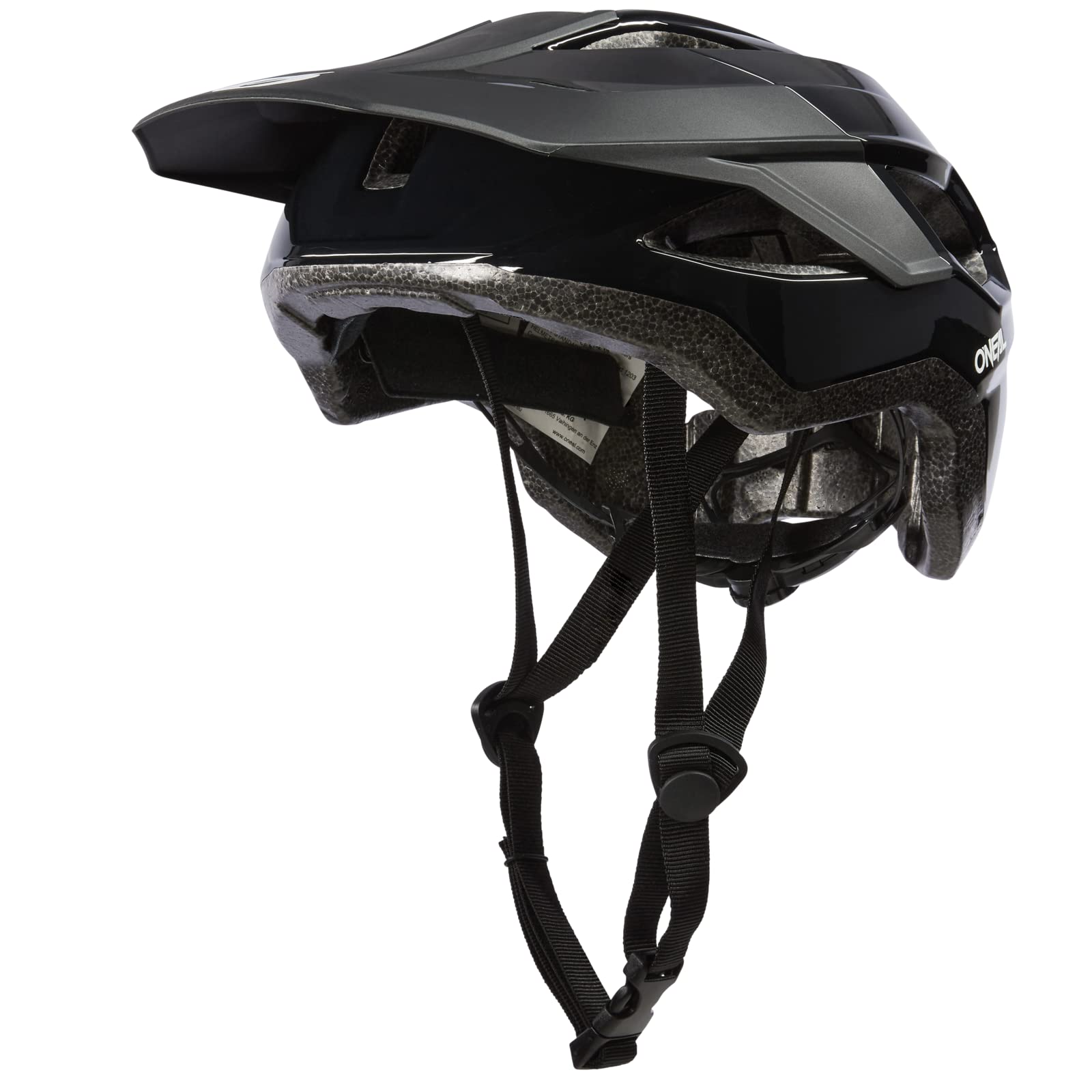 O'NEAL | Mountainbike-Helm | Enduro All-Mountain | Belüftungsöffnungen zur Kühlung, Polster waschbar, Robustes ABS | Matrix Helmet SOLID V.23 | Erwachsene | Schwarz | L/XL (58-61 cm)