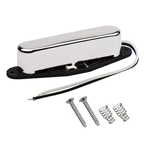 ZENGXUE Vintage Alnico 5 Single Spule Pickup Neck Electric Guitar Pickup Chrome Humbucker Tonabnehmer Set