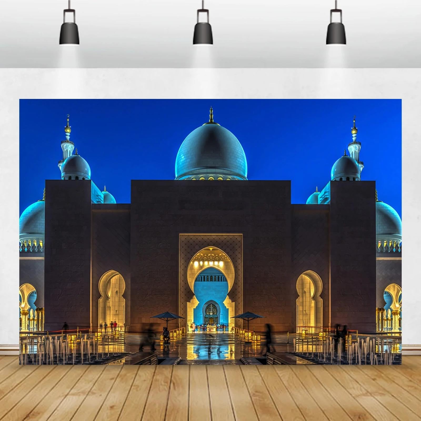 Architektur Aladdins Dschinn Lampe Fotografie Antike arabische Pyramide Wüste Kamel Fotostudio Requisiten Innendekoration 350x230cm