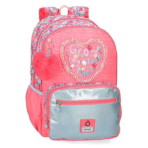 Enso Together Growing Schulrucksack, Doppelfach, Rosa, 32 x 42 x 13 cm, Polyester, 23,94 l