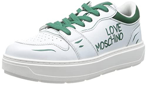 Love Moschino Damen Ja15254g1gia10d36 W.Sneakers, Weiß, 36 EU