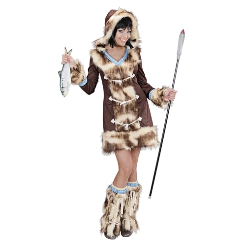 Widmann - Kostüm Aikaa Eskimo Girl, Kleid, Stulpen, Karneval, Mottoparty