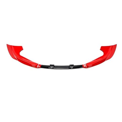 Splitter Für Jeep Für Grand Für Cherokee Für SRT Für SRT8 Auto Frontstoßstange Lip Splitter 2012-2016 2013 2014 Carbon Fiber Style Glänzend Schwarz Matt Schwarz Frontlippe(Red Black)