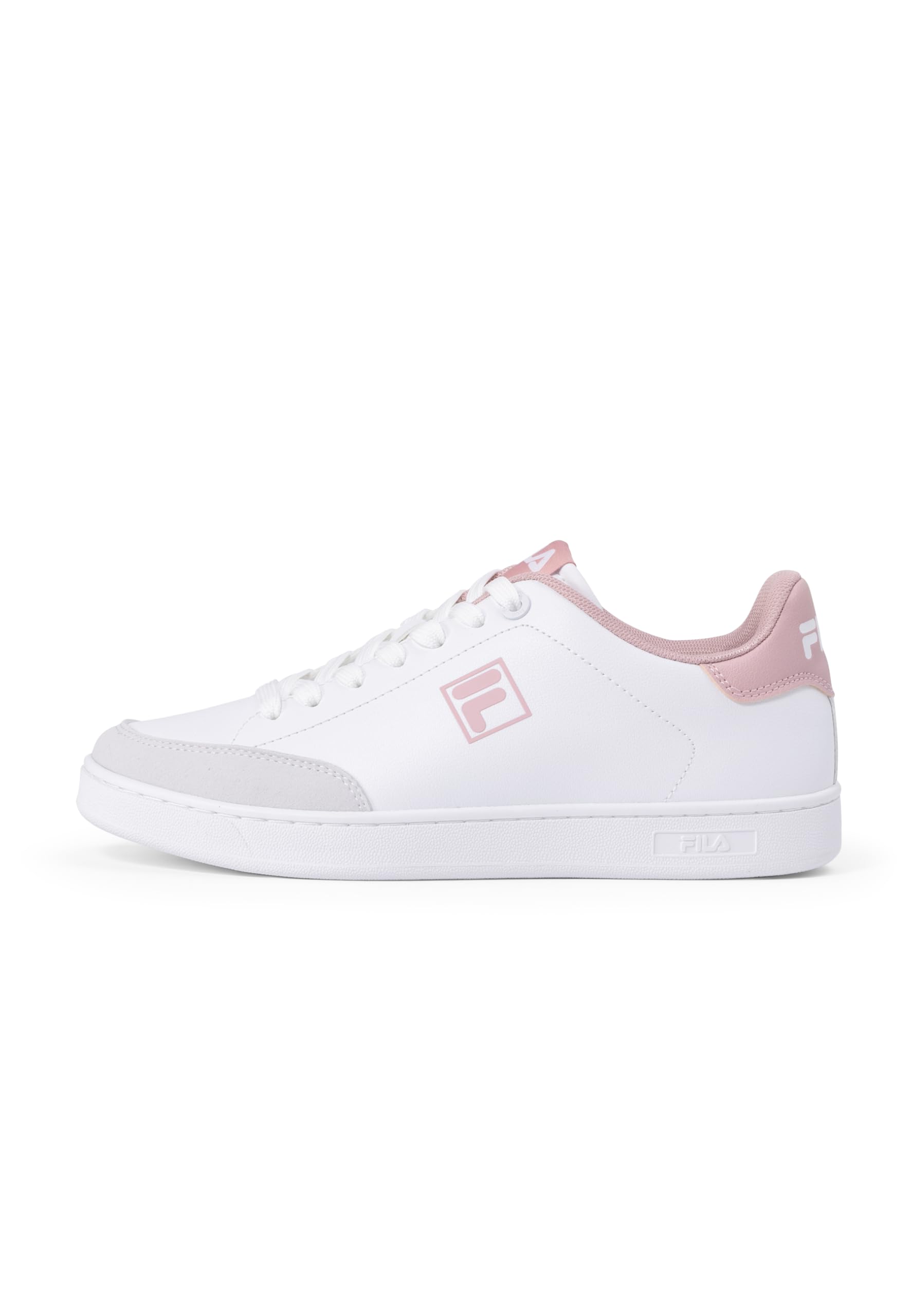 FILA Damen COURTBAY wmn Sneaker, White-Pale Mauve, 39 EU