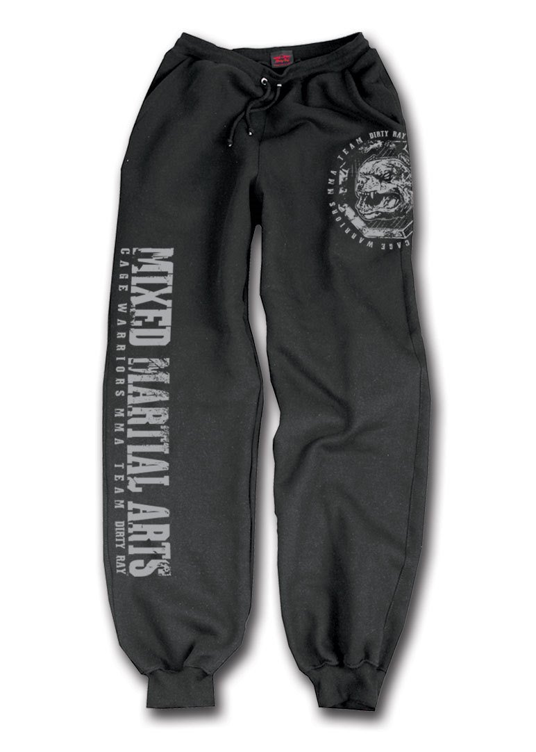 Dirty Ray Kampfsport MMA Fight Division Jogginghose Freizeithose mit Elastischem Bündchen SDMMA2BS (M)