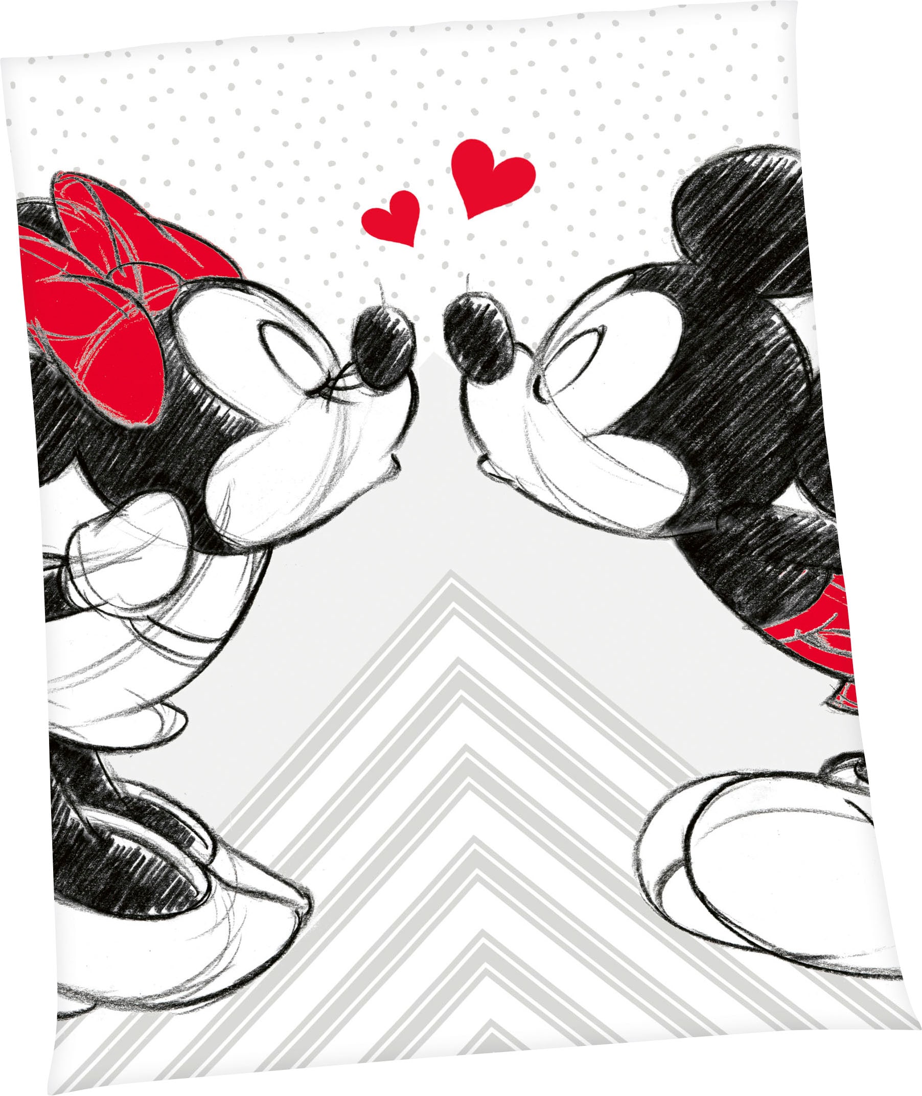 Disney Wohndecke "Disney´s Mickey und Minnie Mouse", mit liebevollem Motiv, Kuscheldecke