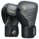 Hayabusa T3 Boxhandschuhe Boxhandschuhe Damen Herren - Anthrazit/Schwarz, 14oz