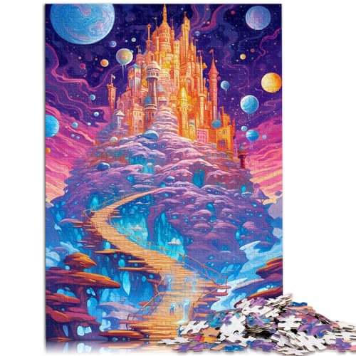 Puzzle Fantasie Kosmisches Puzzle für Erwachsene, 1000-teiliges Holzpuzzle, jedes Teil ist einzigartig – anspruchsvolles, unterhaltsames Familienspiel, 1000 Teile (50 x 75 cm)