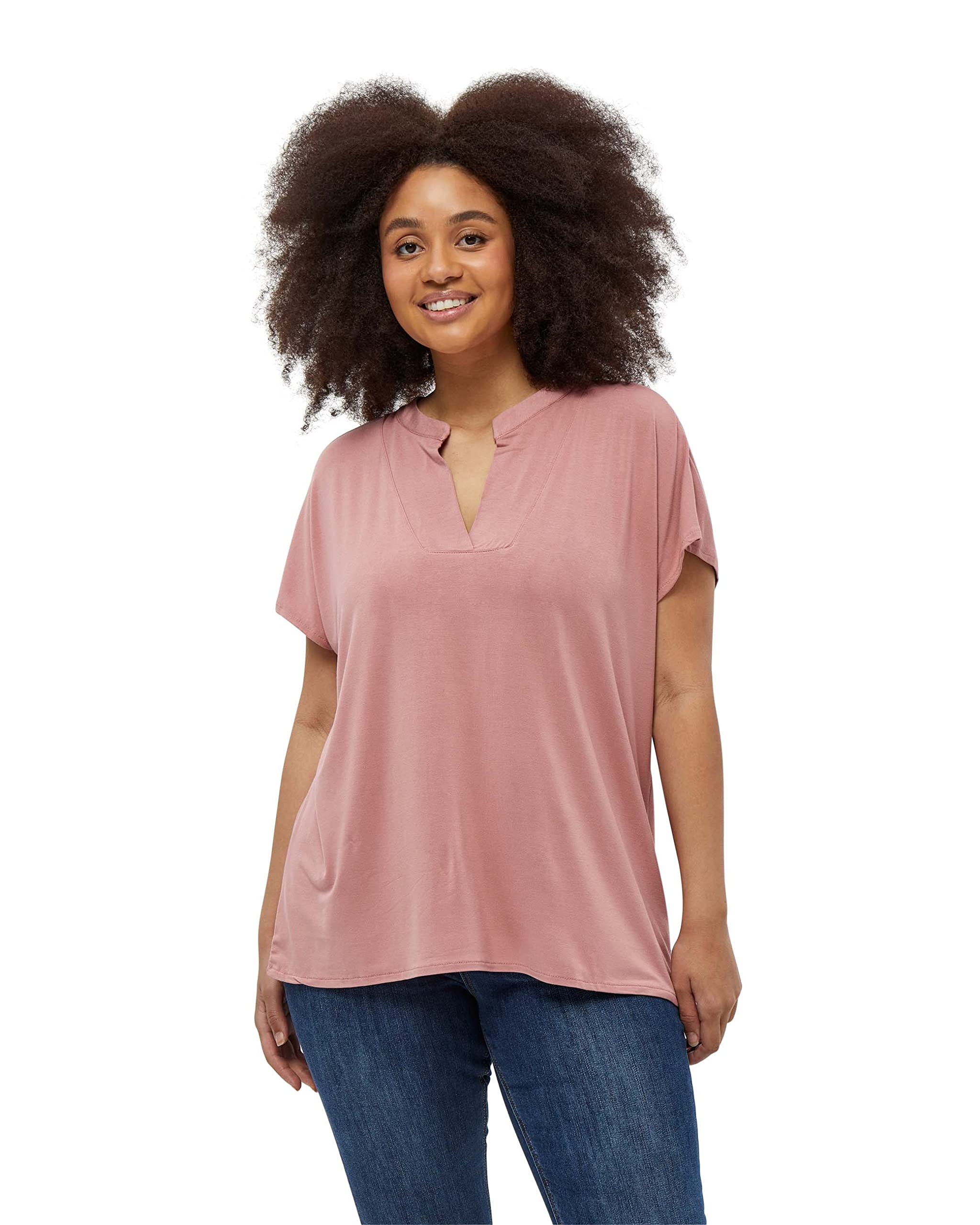 Peppercorn ,Women's ,Rosalinda Tee, 4458 Ash Rose ,XS