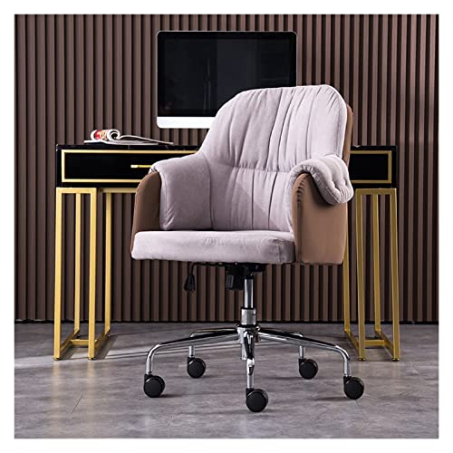 Chefstühle, Ergonomischer Schreibtischstuhl, Home-Office-Stuhl, einfacher Schreibtischstuhl, Schlafzimmer, mittlere Rückenlehne, Arbeitszimmer, Drehstuhl, ergonomischer, verstellbarer Bürostuhl,