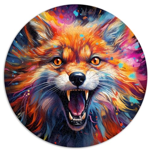 Puzzles Lernspiele Tierfuchs 1000-teiliges Puzzle für Erwachsene Puzzle 67,5 x 67,5 cm Puzzlespiel Home Art Decor Heimdekoration Puzzle