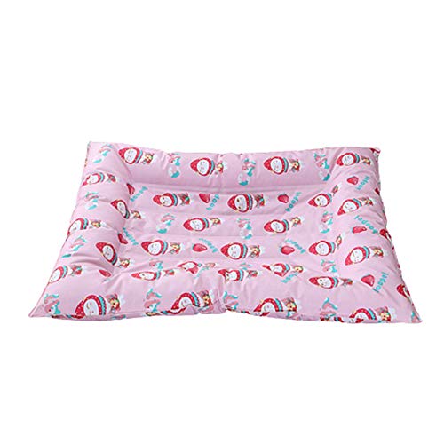 Rysmliuhan Shop Kühlmatte Für Katzen Kühlmatte Hunde Hundeauflagen-Training Kühlkissen für Hunde Kaninchenkühlmatte Coole Hundematte Hund Cool Mat Strawberry