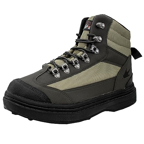 FROGG TOGGS Herren Hellbender Watstiefel, Grün Silber Schwarz