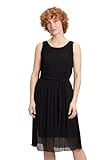 Cartoon Damen Sommerkleid ohne Arm Schwarz,42