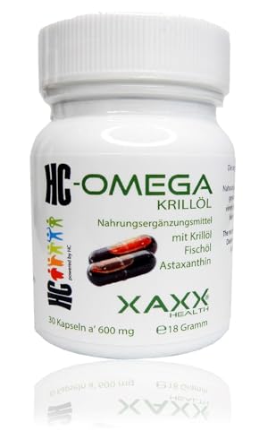 XAXX HC OMEGA Krillölkapseln, Inhalt 30 Stück