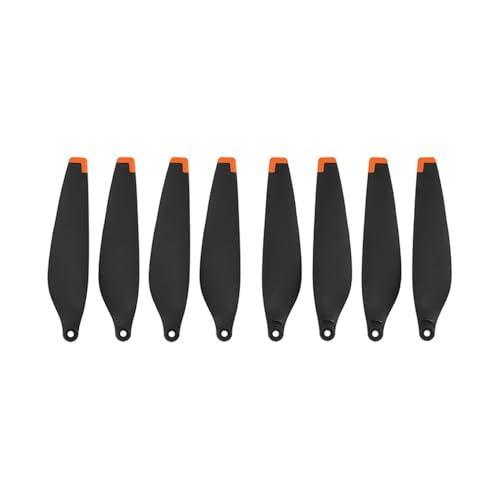 Drohnenzubehör 8 STÜCKE 6030F Propeller, geräuscharmer, leichter Flügel, geeignet for DJI Mini 3 Pro und Mini 4 Pro Drone Ersatzpropeller Das ist austauschbar(8pcs Black Orange)