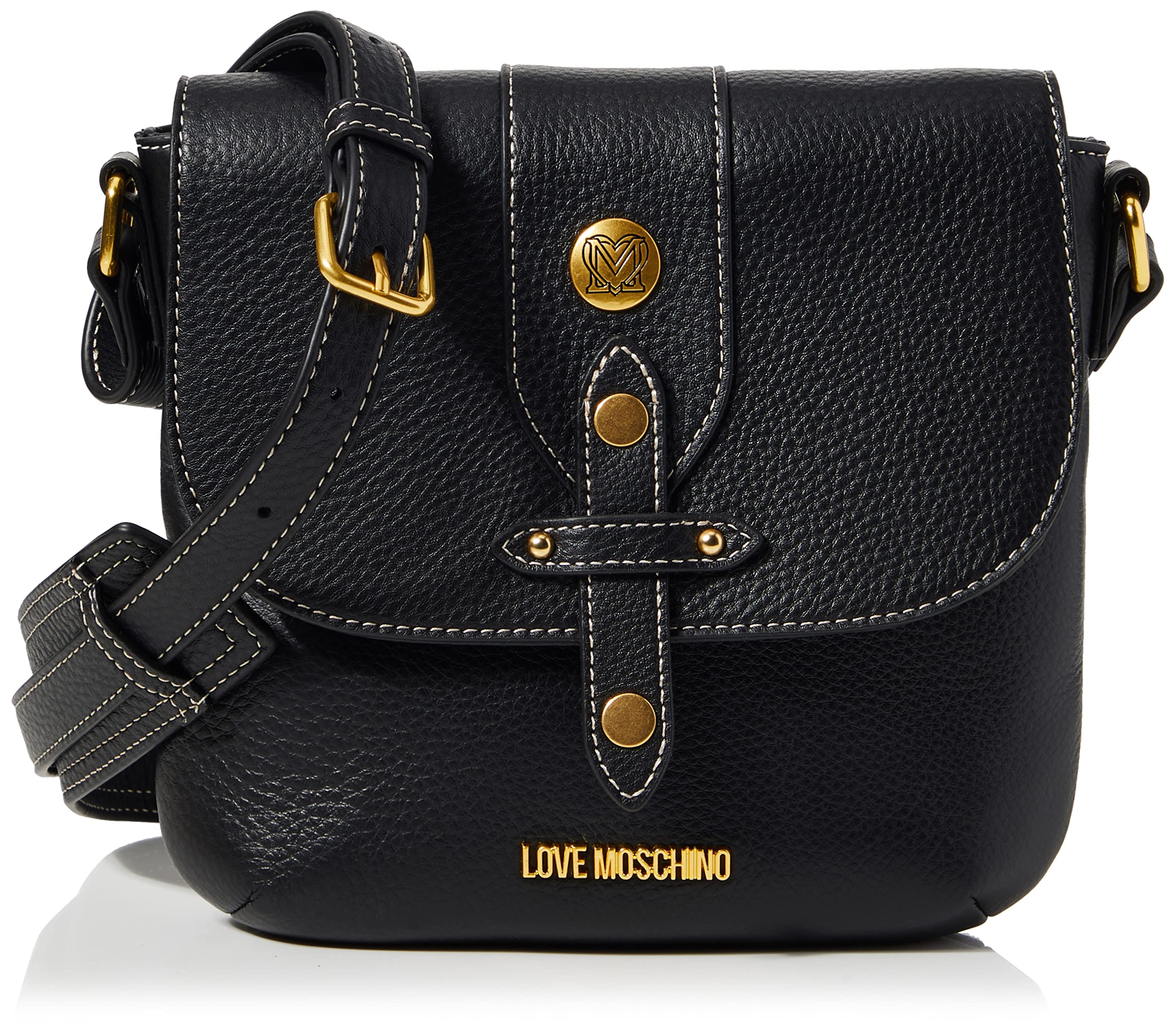 Love Moschino Damen Collezione Autunno Inverno 2021 Umhngetasche, Schwarz