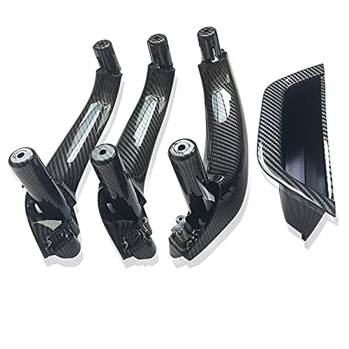 DOFABI LHD RHD Carbon Fiber Innentürgriffverkleidung, for, for X3 X4 F25 F26 2010-2016 Türgriff(RHD Carbon Fiber)