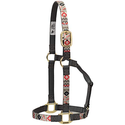 Weaver Leather 35-6781-P22 Nylon Crimson Aztec Non-Adjustable Halter, Average