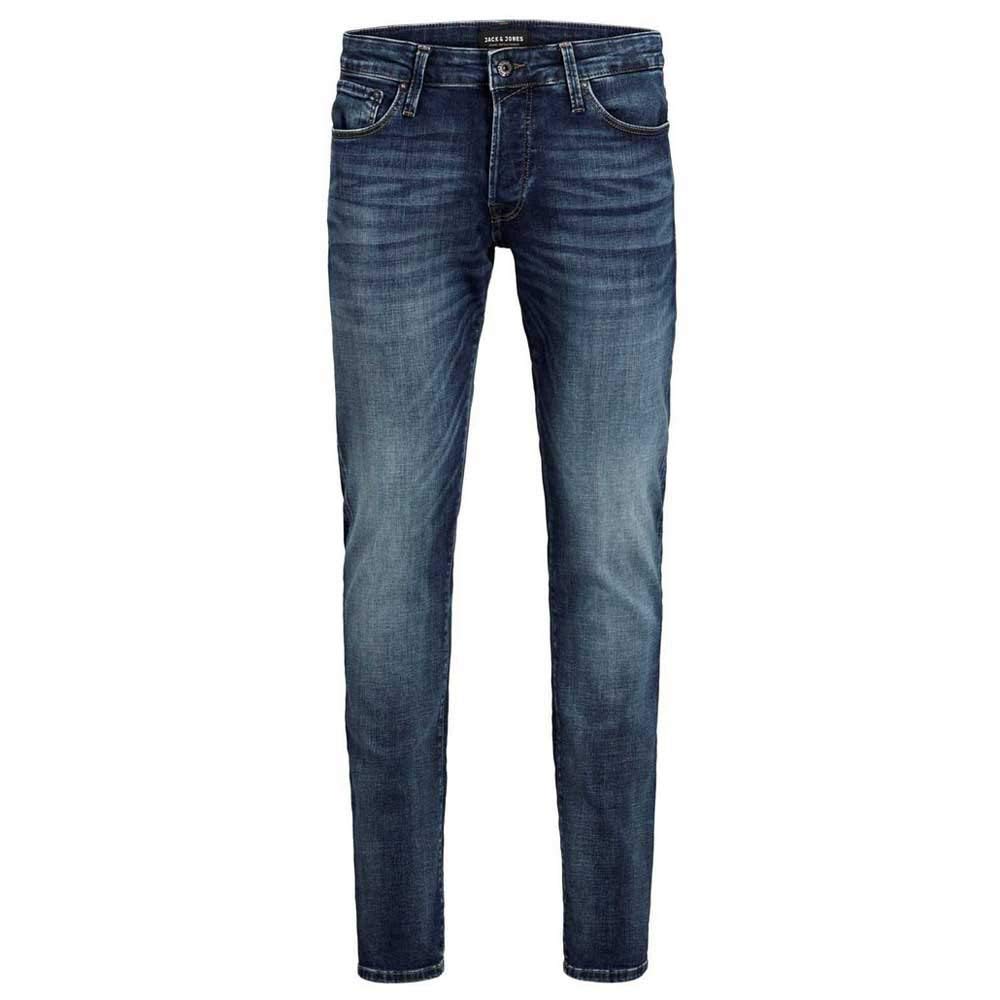 JACK & JONES Herren Jjitim Jjicon Jj 057 50sps Plus Noos Slim Jeans, Blue Denim, 46W / 32L EU