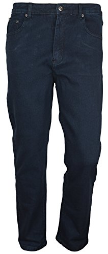 SOUNON Euro Herren Jeans, Dunkelblau - Stretch, Groesse: W32 L30