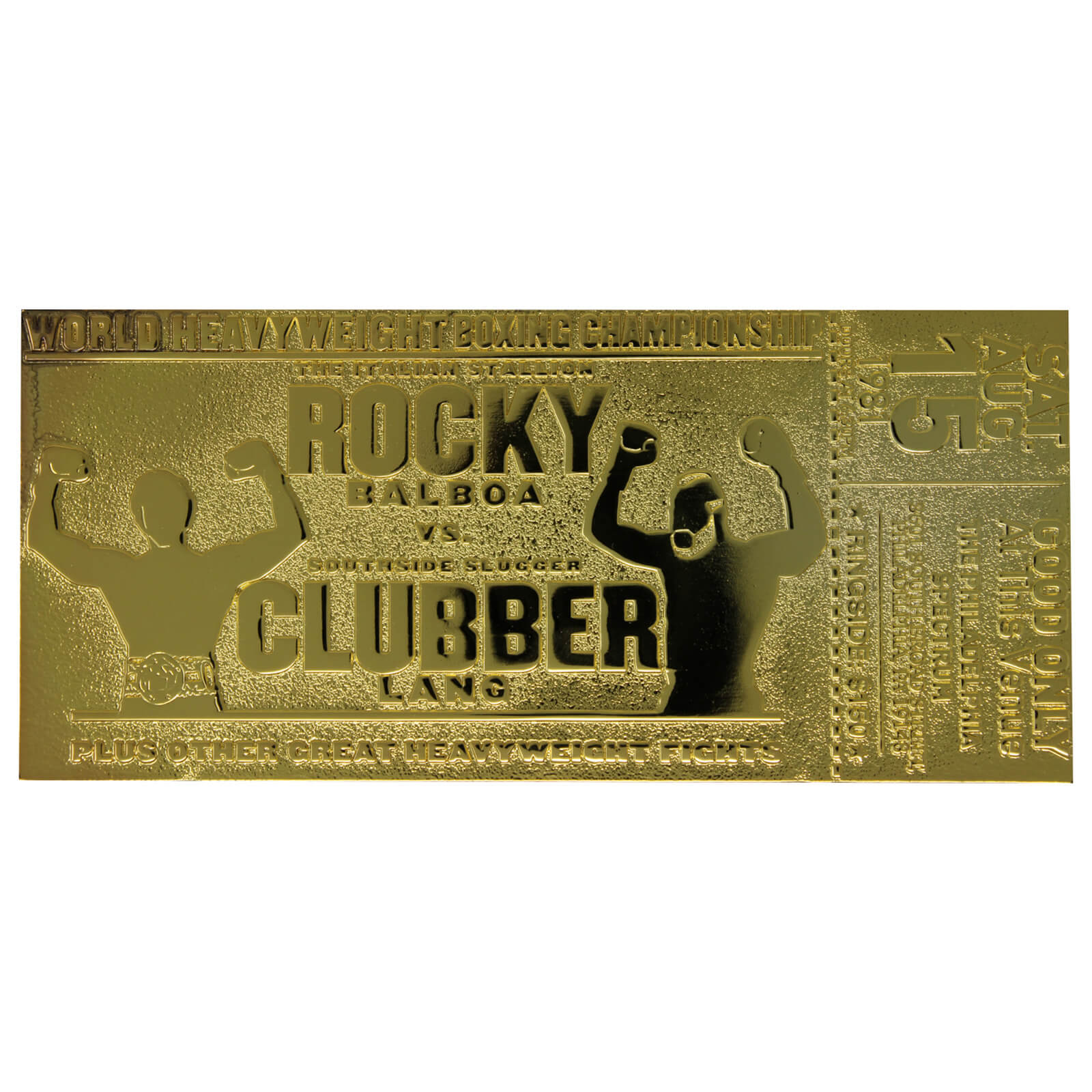 Rocky - 24K vergoldetes Ticket Rocky V Clubber Lang 4