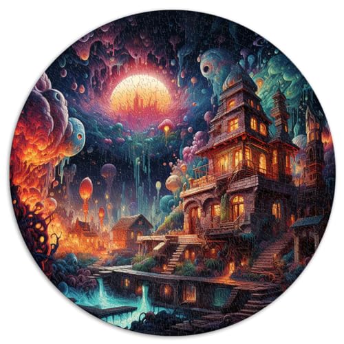 Puzzle-Spiele „Deaths Abode“ für Erwachsene, 1000 Teile, 67,5 x 67,5 cm, Entspannungs-Puzzle-Spiele, Denksport-Puzzle, Familienaktivitäts-Puzzle