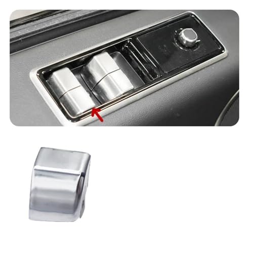 Fensterschalter Tasten Für Range Für Rover Für Sport Auto Fensterheber Schalter Reparatur Tasten Kappen Auto Tür Fenster Glas Lift Control Schalter LR123006 Autos Fensterh Taster Schalter(No.4)